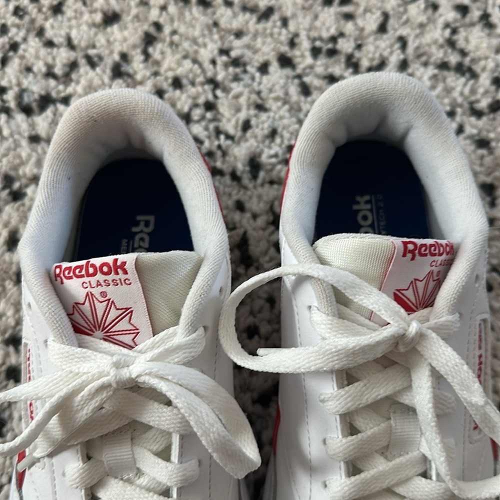 Red & White Reeboks - Picture 2 of 8